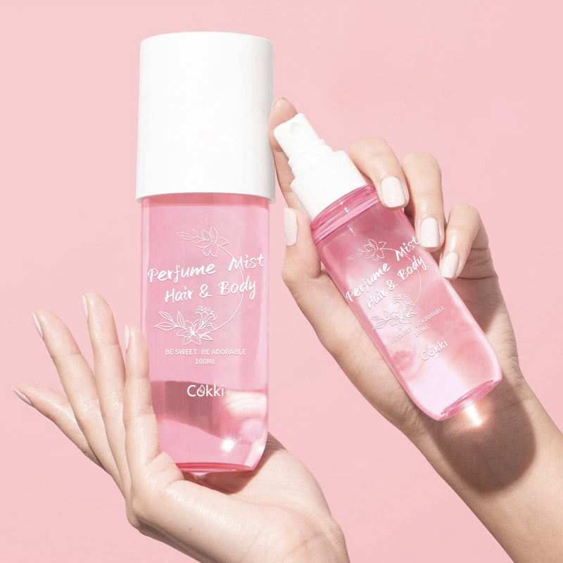 【สเปรย์น้ำหอม】100ml บอดี้แอนด์แฮร์มิส【สเปรย์ผิว&ผม】Cokki Sweet Floral Body & Hair Perfume Mist