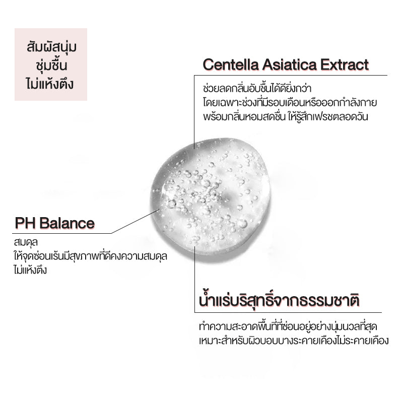 เฟมีนีน คลีนเซอร์ Cokki Low pH Feminine Cleanser FEMININE WASH บรรจุ 200 ml ผิวบอบบาง ปราศจากแอลกอ
