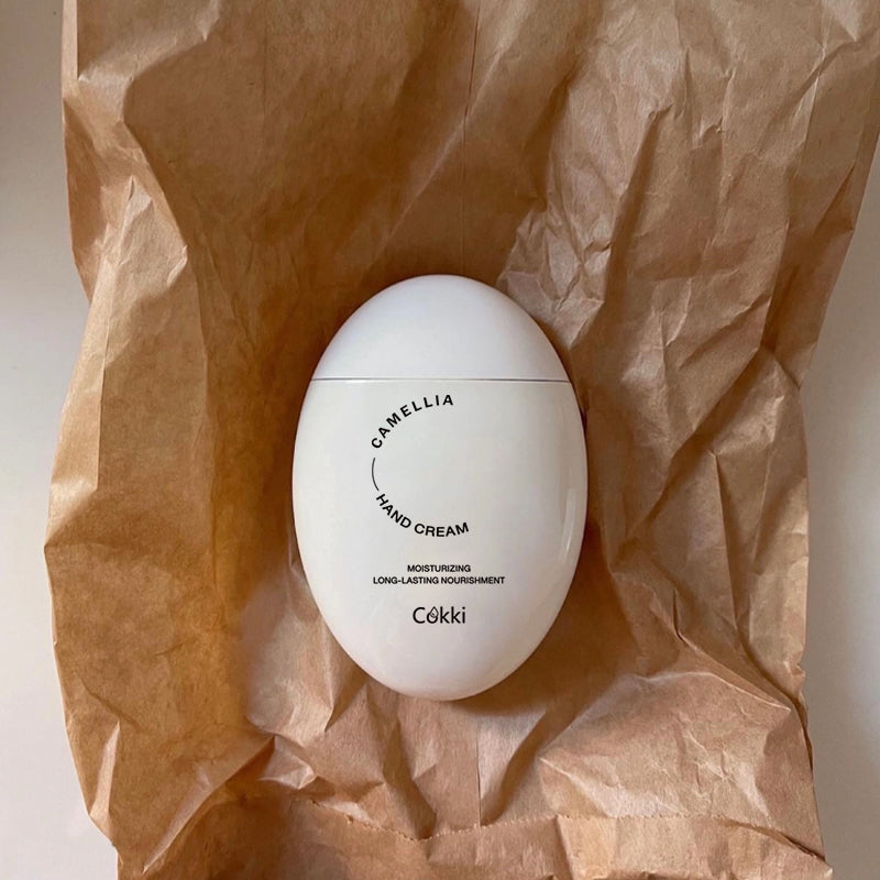แฮนด์ครีม 50ml Cokki Camellia hand cream ช่วยฟื้นบำรุงผืวมือที่สูญเสียความชุ่มชื้นจนแห้งเสีย