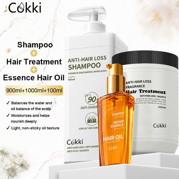 Anti-hair Loss Shampoo&Hair Treatment&Essence Hair Oil