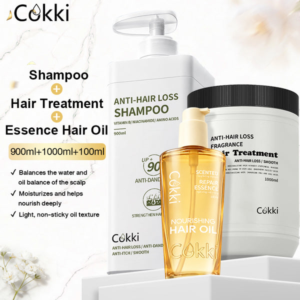 Anti-hair Loss Shampoo&Hair Treatment&Essence Hair Oil