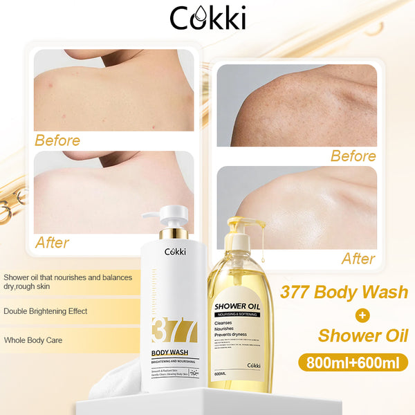 Shower Oil&377 Whitening Body Wash