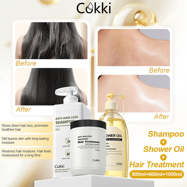 Shower Oil&Hair Treatment&Anti-hair Loss Shampoo