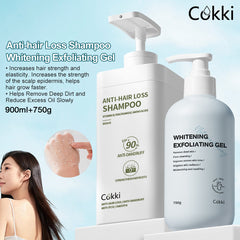 Anti-hair Loss Shampoo&Whitening Exfoliating Gel