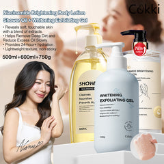 Shower Oil&Exfoliating Gel&Niacinamide Body Lotion
