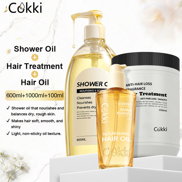Shower Oil&Hair Treatment&Scented Repair Essence Hair Oil