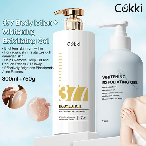 Whitening Exfoliating Gel&377 Bodylotion