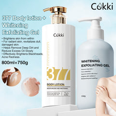 Whitening Exfoliating Gel&377 Bodylotion