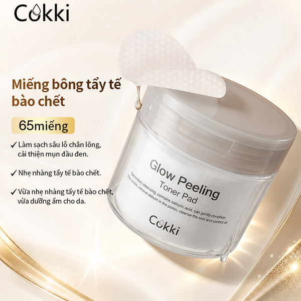 Miếng bông tẩy tế bào chết (65 miếng)