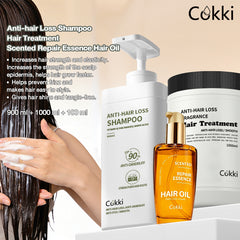 Anti-hair Loss Shampoo&Hair Treatment&Essence Hair Oil