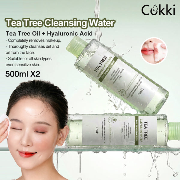 [While Supplies Last] Tea Tree Cleansing Water 500ml*2