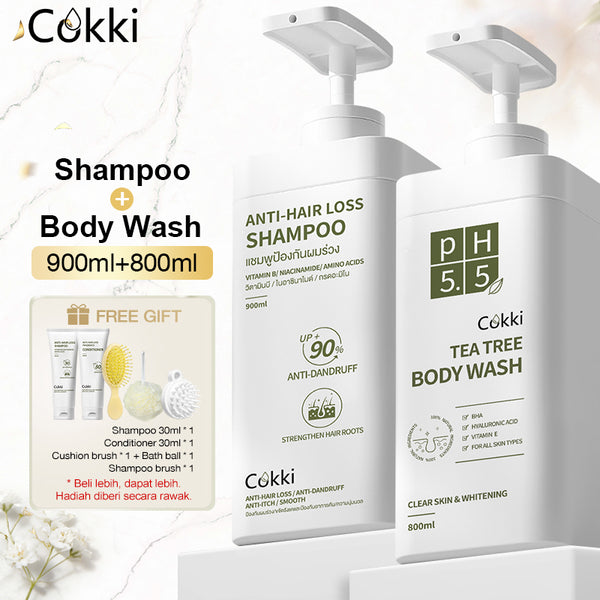 แชมพูและสบู่อาบน้ำลดผมขาดหลุดร่วง