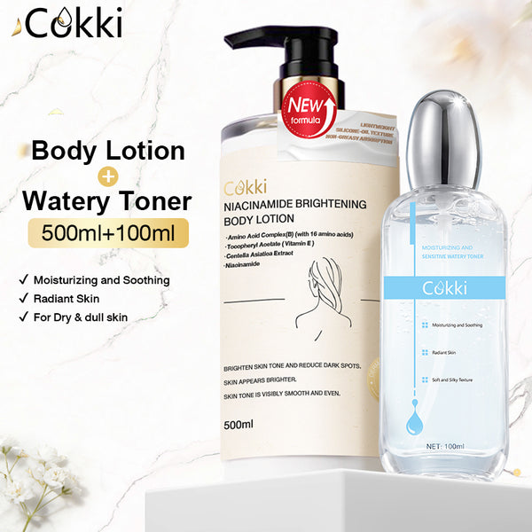 Niacinamide ไบรท์เทนนิ่ง บอดี้โลชั่นแอนด์โทนเนอร์