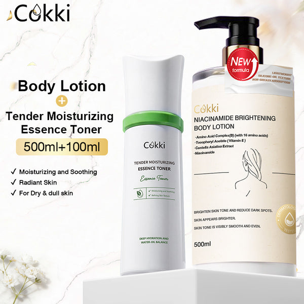 Niacinamide ไบรท์เทนนิ่ง บอดี้โลชั่นแอนด์เอสเซนส์โทนเนอร์
