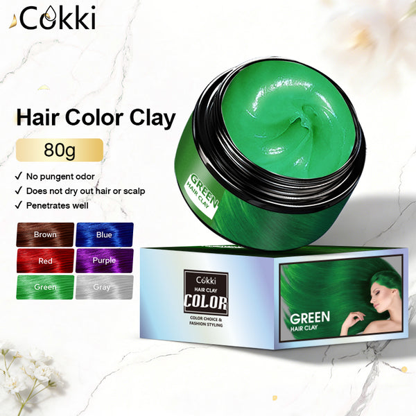 Green Hair Color Clay 80g