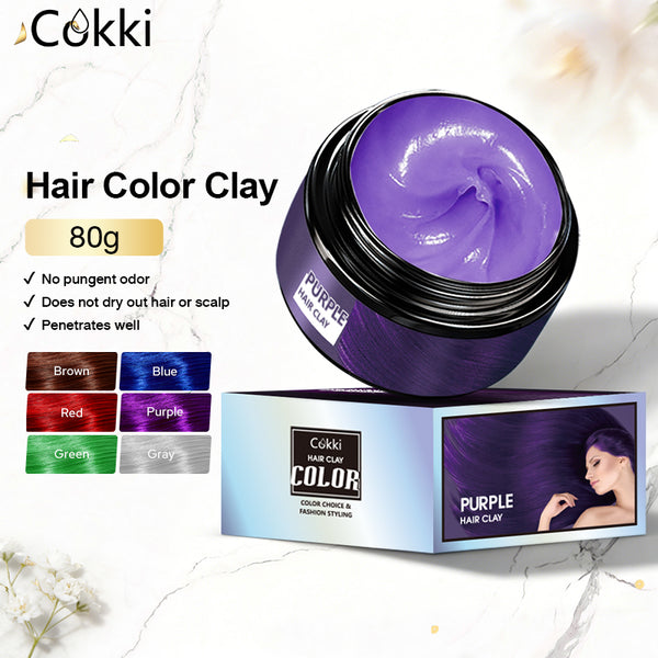 Purple Hair Color Clay 80g