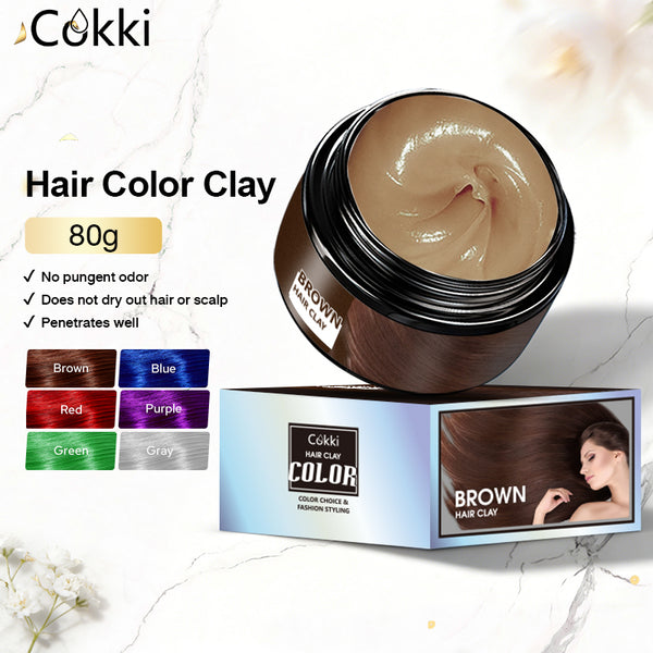 Brown Hair Color Clay 80g