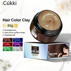 Brown Hair Color Clay 80g