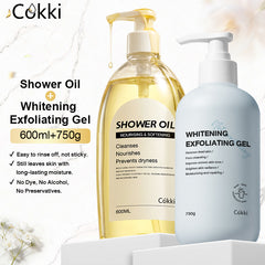 Whitening Exfoliating Gel&Shower Oil