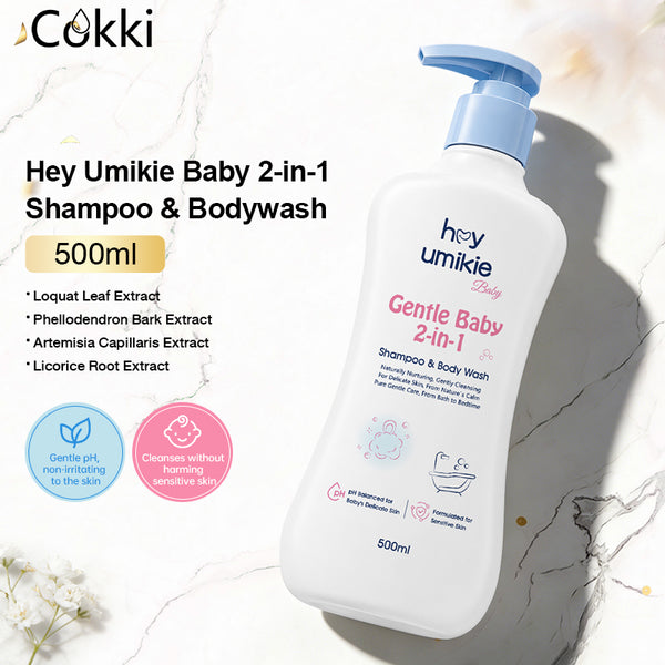 Hey Umikie Baby 2-in-1 Shampoo & Bodywash 500ml