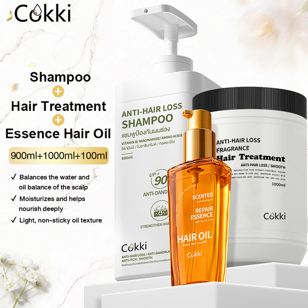 Anti-hair Loss Shampoo&Hair Treatment&Essence Hair Oil
