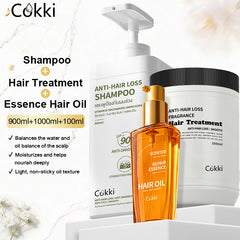 Anti-hair Loss Shampoo&Hair Treatment&Essence Hair Oil