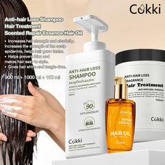 Anti-hair Loss Shampoo&Hair Treatment&Essence Hair Oil
