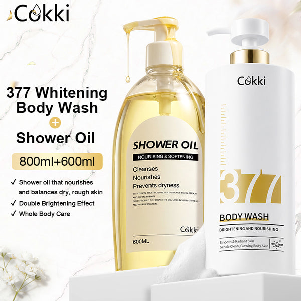 Shower Oil&377 Whitening Body Wash