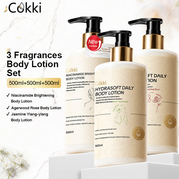 Niacinamide Brightening&Agarwood Rose&Jasmine Ylang-ylang Body Lotion