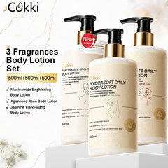Niacinamide Brightening&Agarwood Rose&Jasmine Ylang-ylang Body Lotion