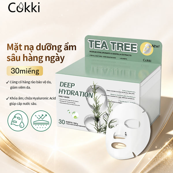 Mặt nạ dưỡng ẩm sâu hàng ngày, 30 miếng