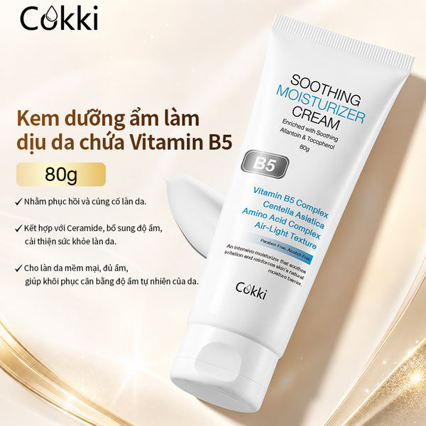 Kem dưỡng ẩm làm dịu da chứa Vitamin B5, 80g