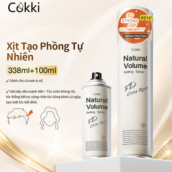 Xịt Tạo Phồng Tự Nhiên 338ml+100ml