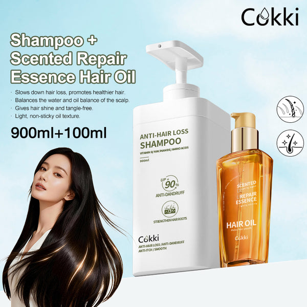 Anti-hair Loss Shampoo&Scented Repair Essence Hair Oil