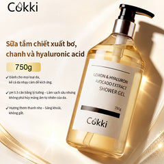 Sữa tắm chiết xuất bơ, chanh và hyaluronic acid 750g