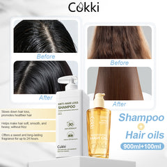 Anti-hair Loss Shampoo&Scented Repair Essence Hair Oil