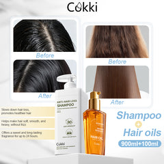 Anti-hair Loss Shampoo&Scented Repair Essence Hair Oil