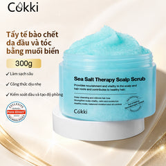 Tẩy tế bào chết da đầu và tóc bằng muối biển 300g