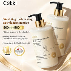 Sữa dưỡng thể làm sáng da Niacinamide 500ml*2