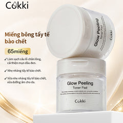 Miếng bông tẩy tế bào chết (65 miếng)