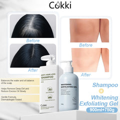 Anti-hair Loss Shampoo&Whitening Exfoliating Gel