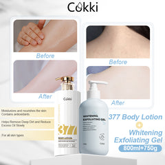 Whitening Exfoliating Gel&377 Bodylotion