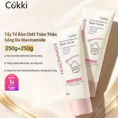 Tẩy tế bào chết dưỡng sáng da toàn thân Niacinamide 250g*2
