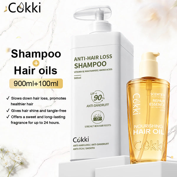 Anti-hair Loss Shampoo&Scented Repair Essence Hair Oil