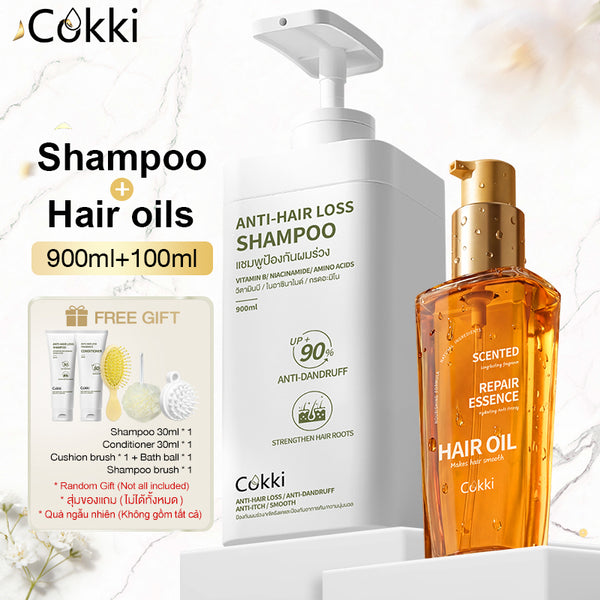 Anti-hair Loss Shampoo&Scented Repair Essence Hair Oil