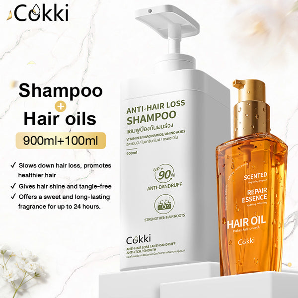 Anti-hair Loss Shampoo&Scented Repair Essence Hair Oil