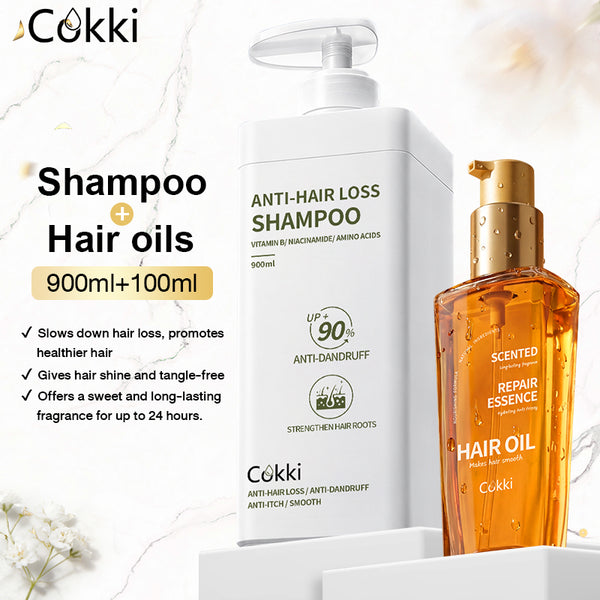 Anti-hair Loss Shampoo&Scented Repair Essence Hair Oil