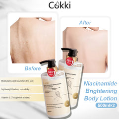 Niacinamide Brightening Body Lotion 500ml*2