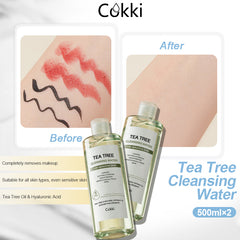 [Limited-time Offer] Tea Tree Cleansing Water 500ml*2