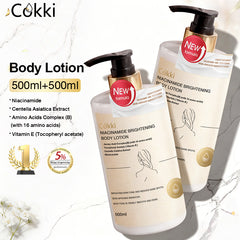 ไนอะซินาไมด์ ไบรท์เทนนิ่ง บอดี้ โลชั่น 500มล.*2